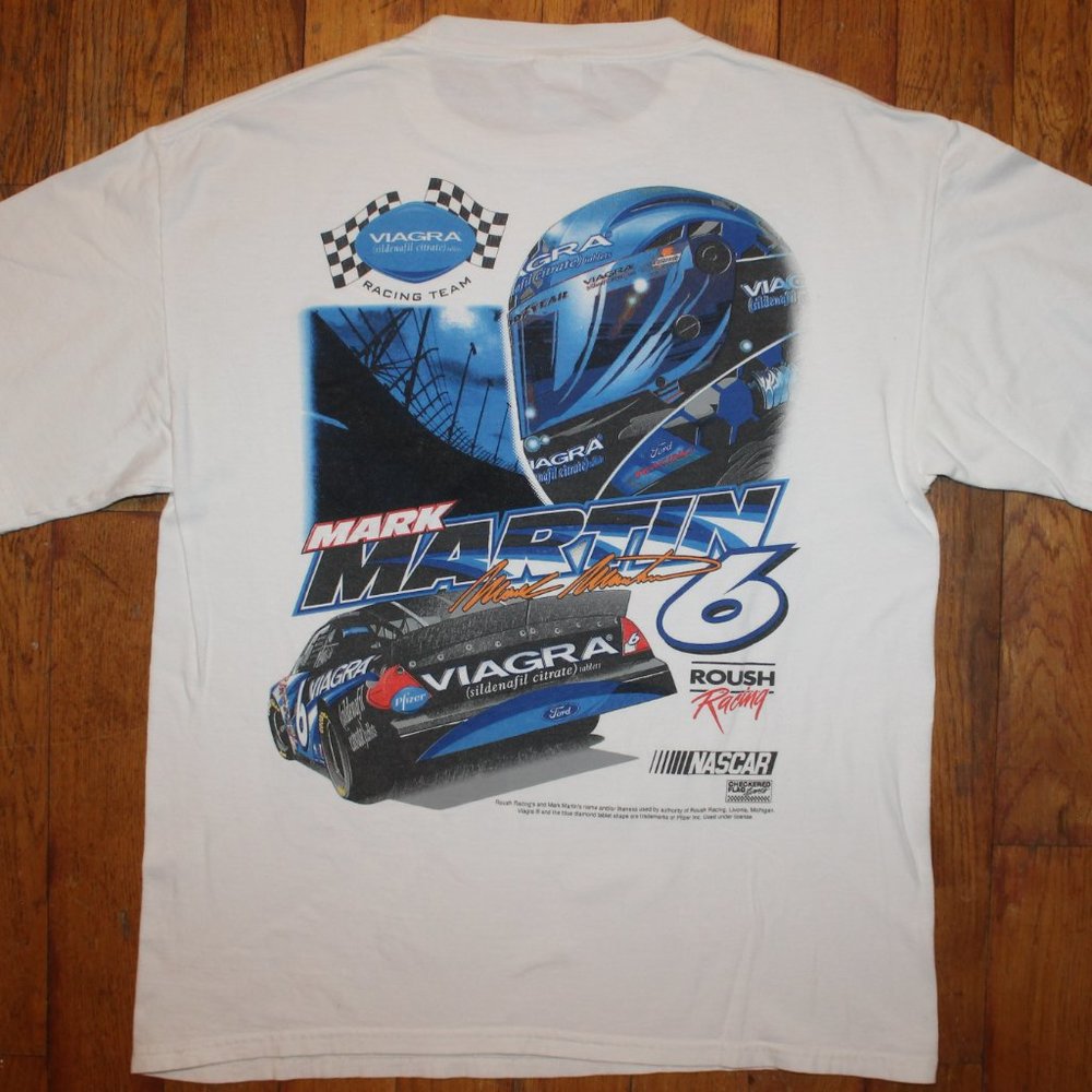 2002 Roush Racing Pfizer #6 Mark Martin Shirt - Picture 6 of 8